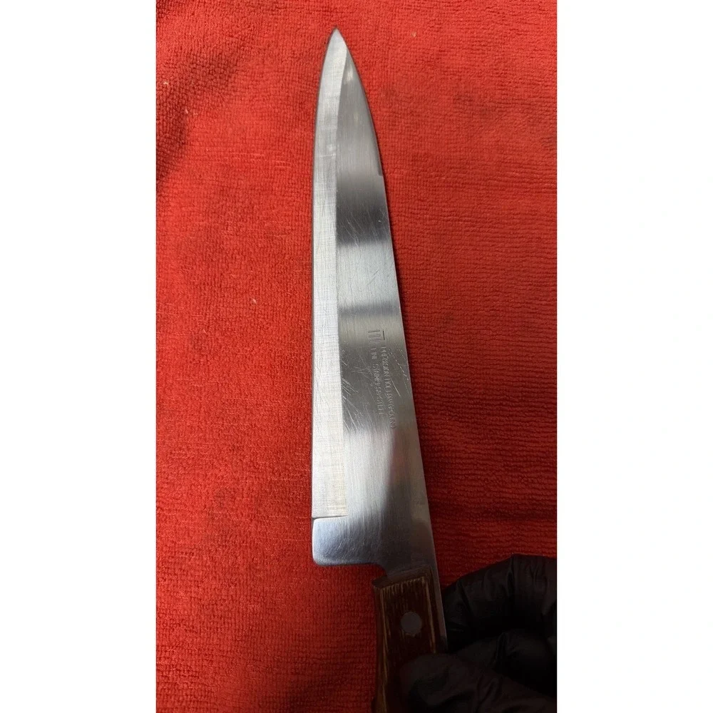 Vintage‎ Japan Chef Knife 1087-6F Precision Hollow Ground 8